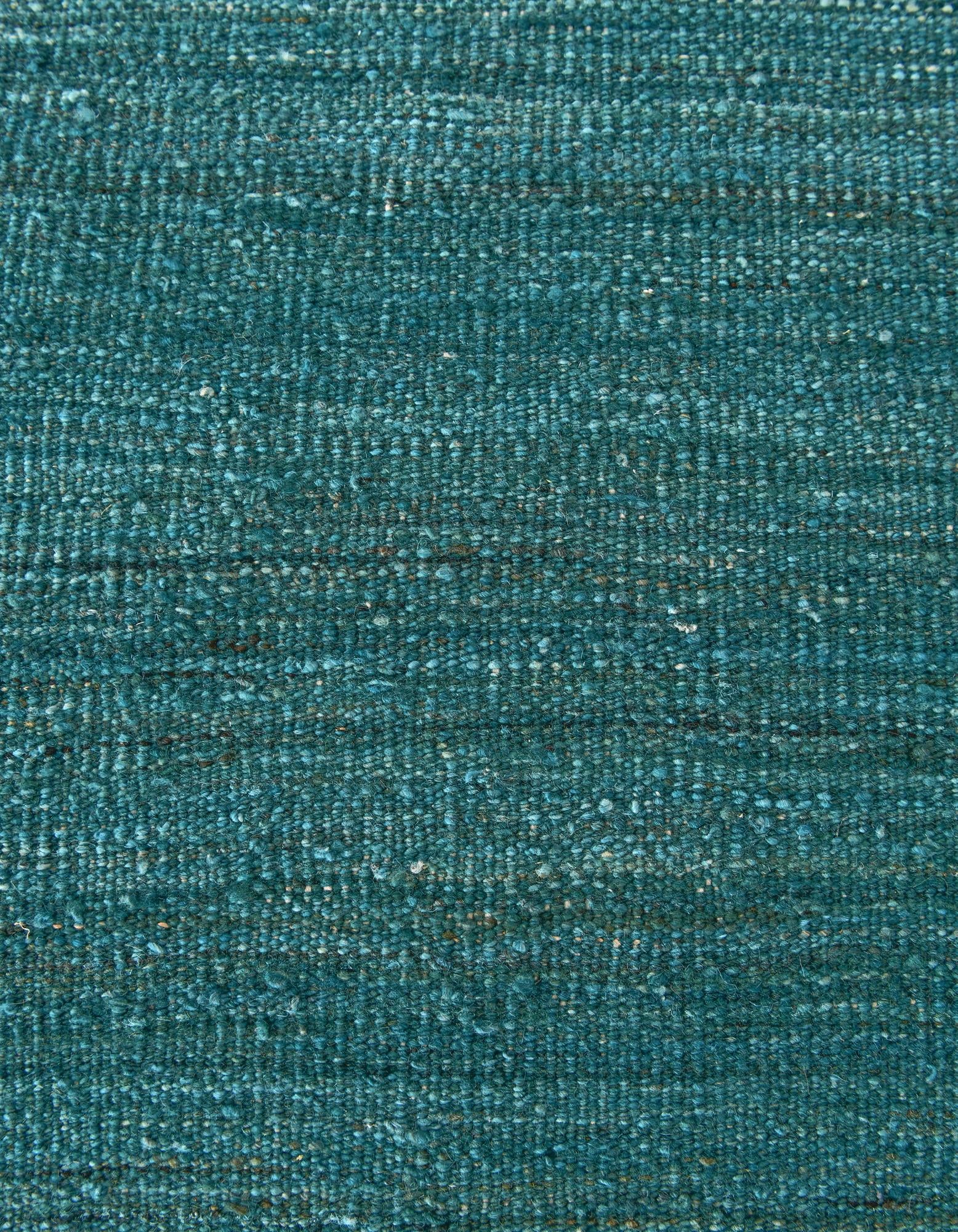 6' 9 x 9' 8 Hand Woven Kilim Modern Wool Rug
