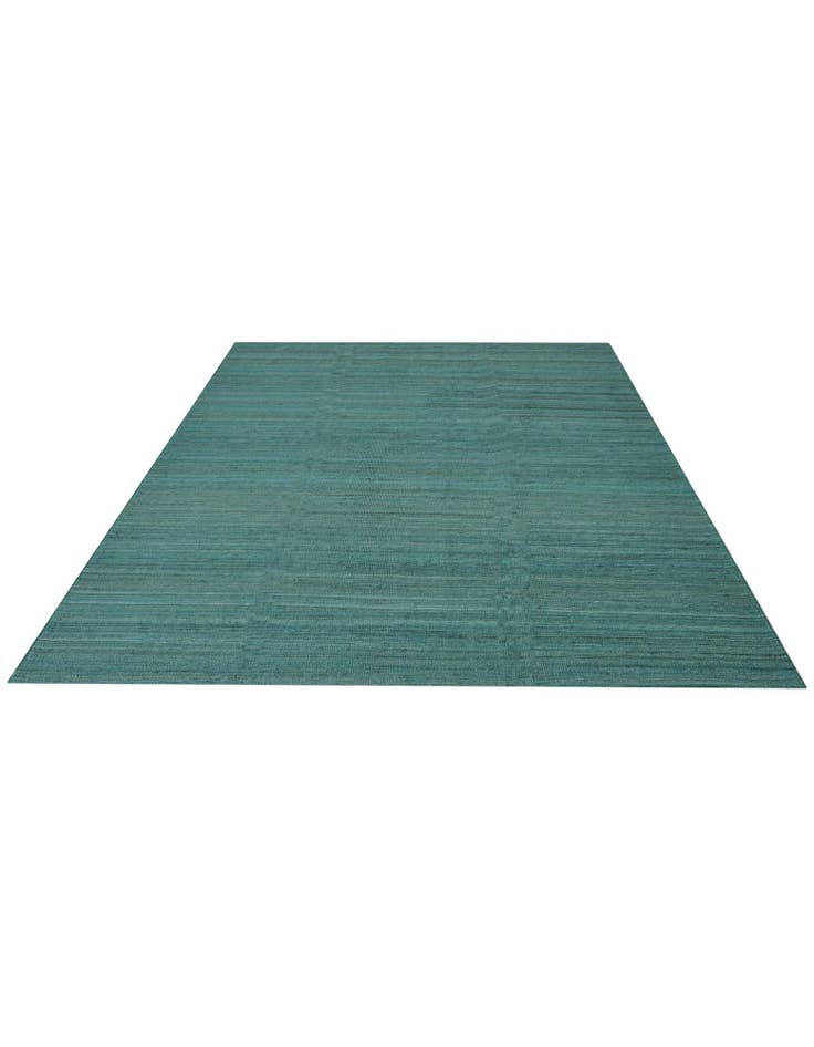 Detail image of 6' 10 x 9' 6 Hand Woven Kilim Modern Wool Rug