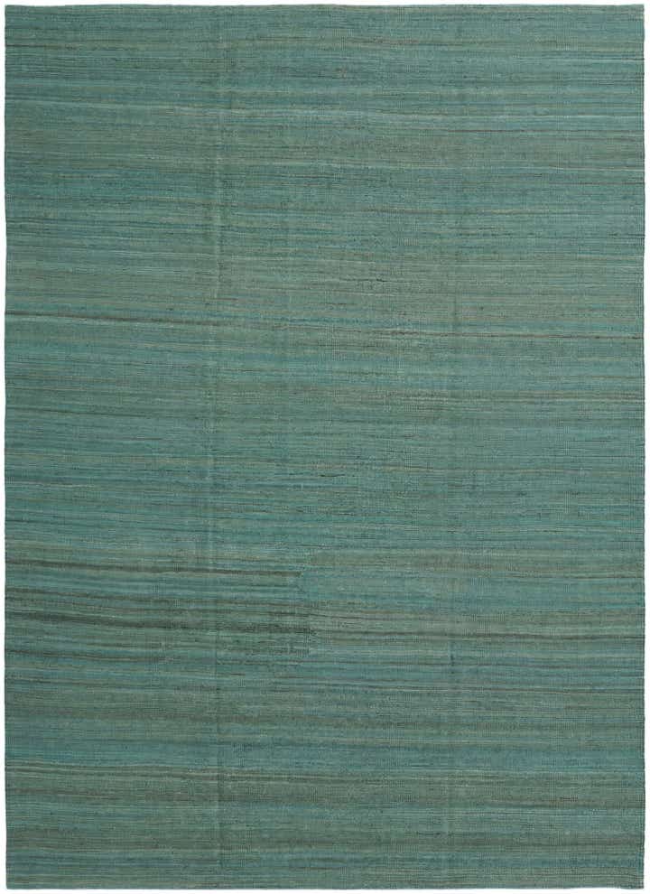 6' 10 x 9' 6 Hand Woven Kilim Modern Wool Rug
