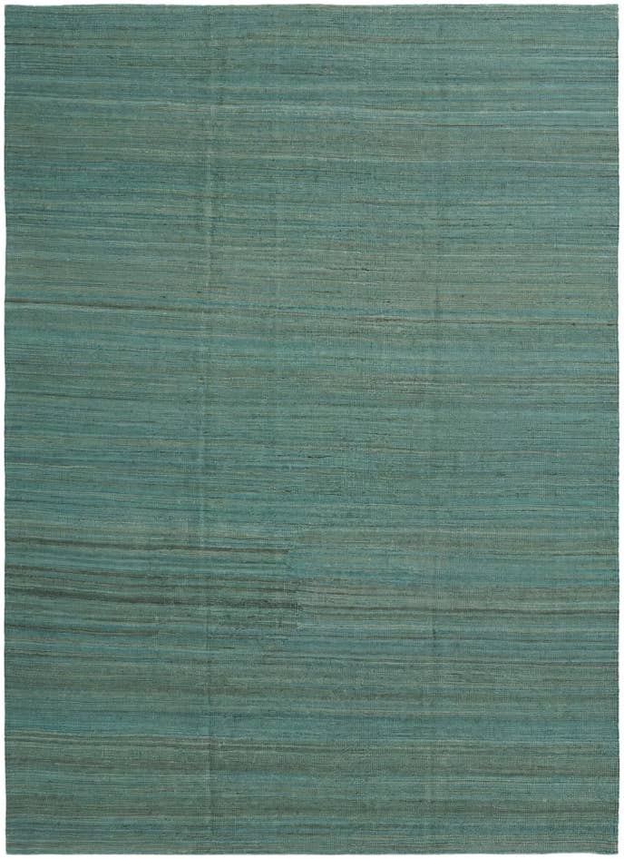 Detail image of 6' 10 x 9' 6 Hand Woven Kilim Modern Wool Rug