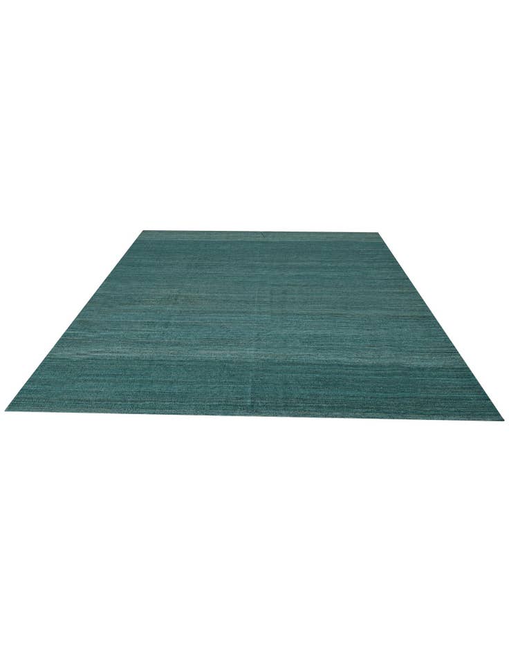 Detail image of 9' 7 x 12' 6 Hand Woven Kilim Modern Wool Rug