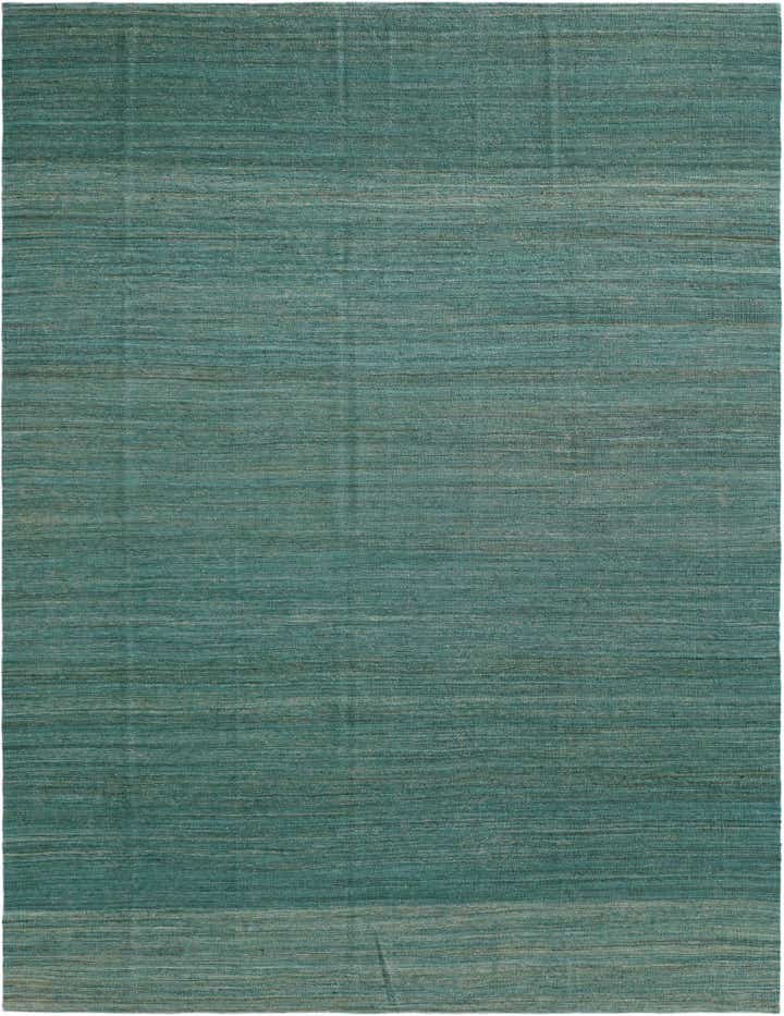9' 7 x 12' 6 Hand Woven Kilim Modern Wool Rug
