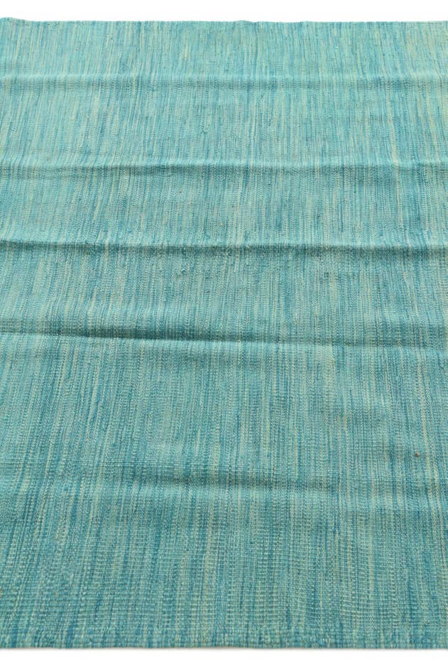 Detail image of 4' 10 x 6' 7 Hand Woven Kilim Modern Wool Rug
