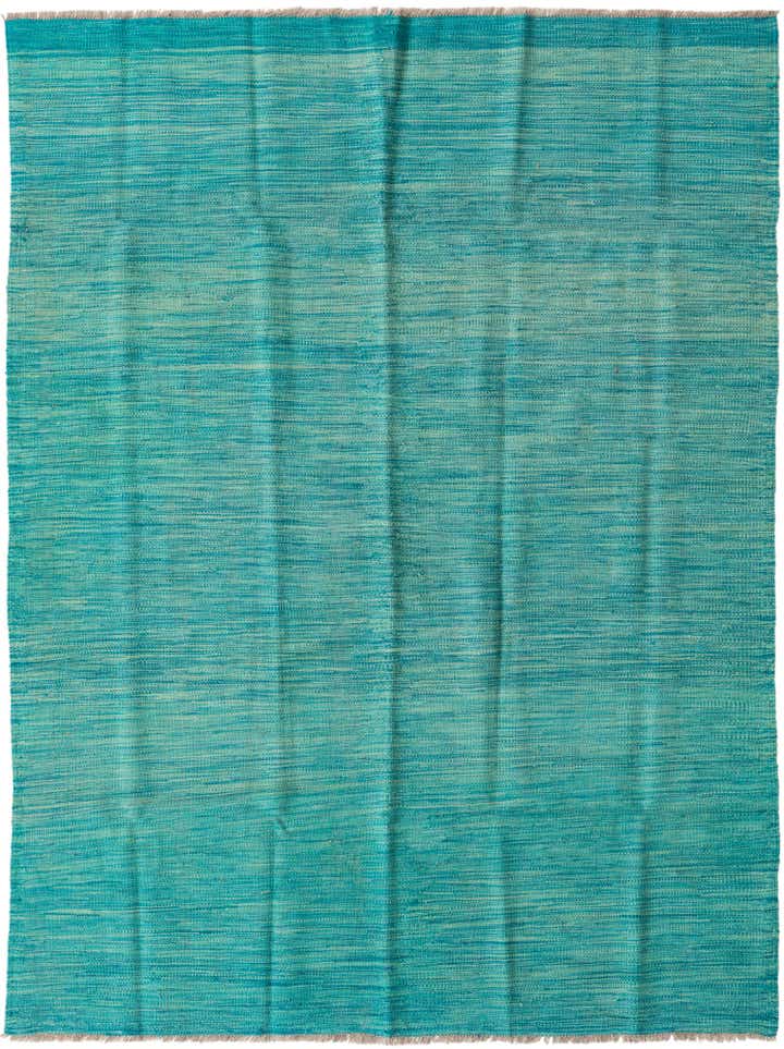 4' 10 x 6' 7 Hand Woven Kilim Modern Wool Rug