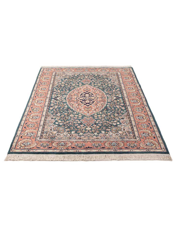 5' 3 x 8' 4 Hand Knotted Lahour Wool Rug
