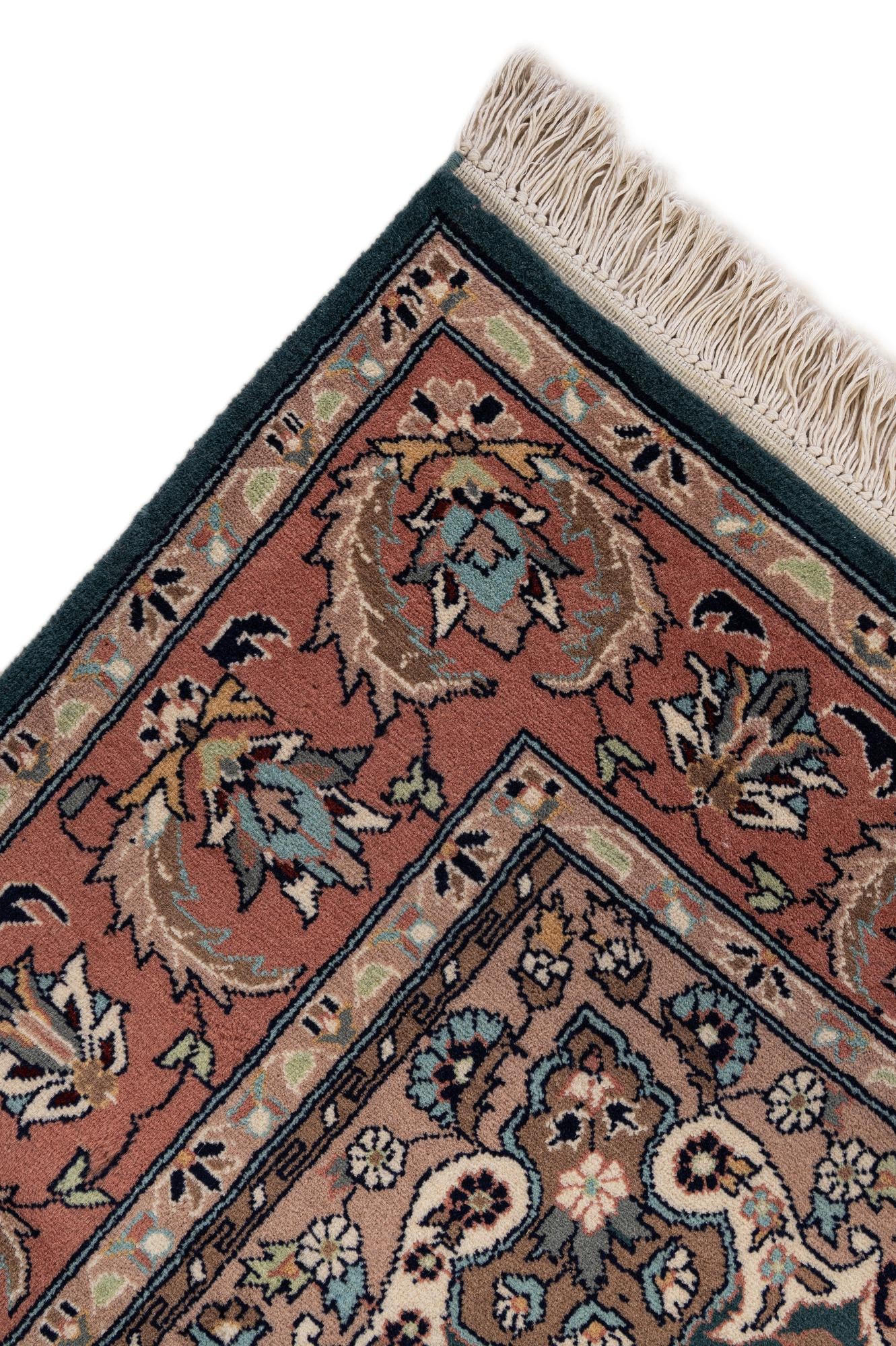 5' 3 x 8' 4 Hand Knotted Lahour Wool Rug