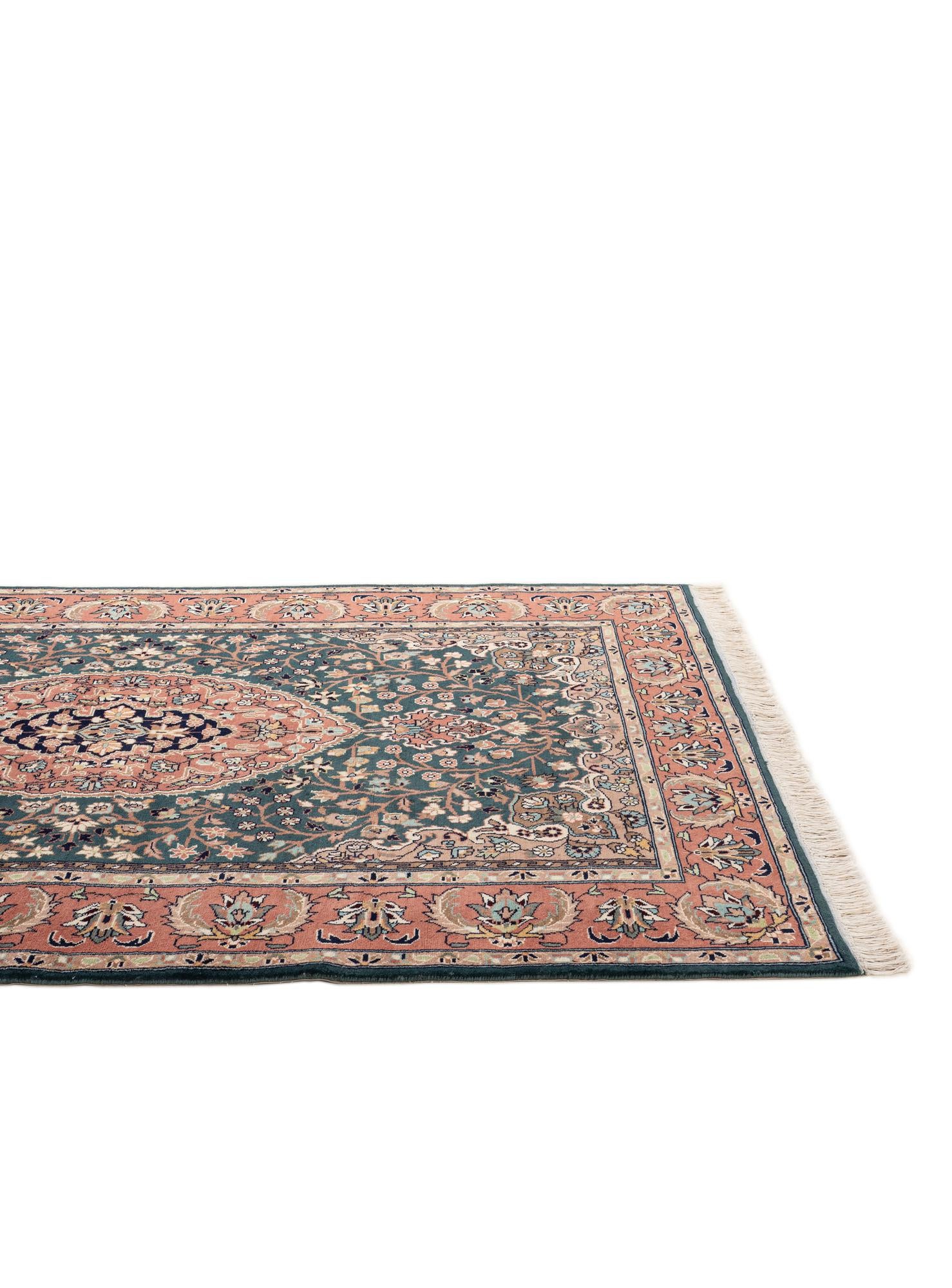 5' 3 x 8' 4 Hand Knotted Lahour Wool Rug