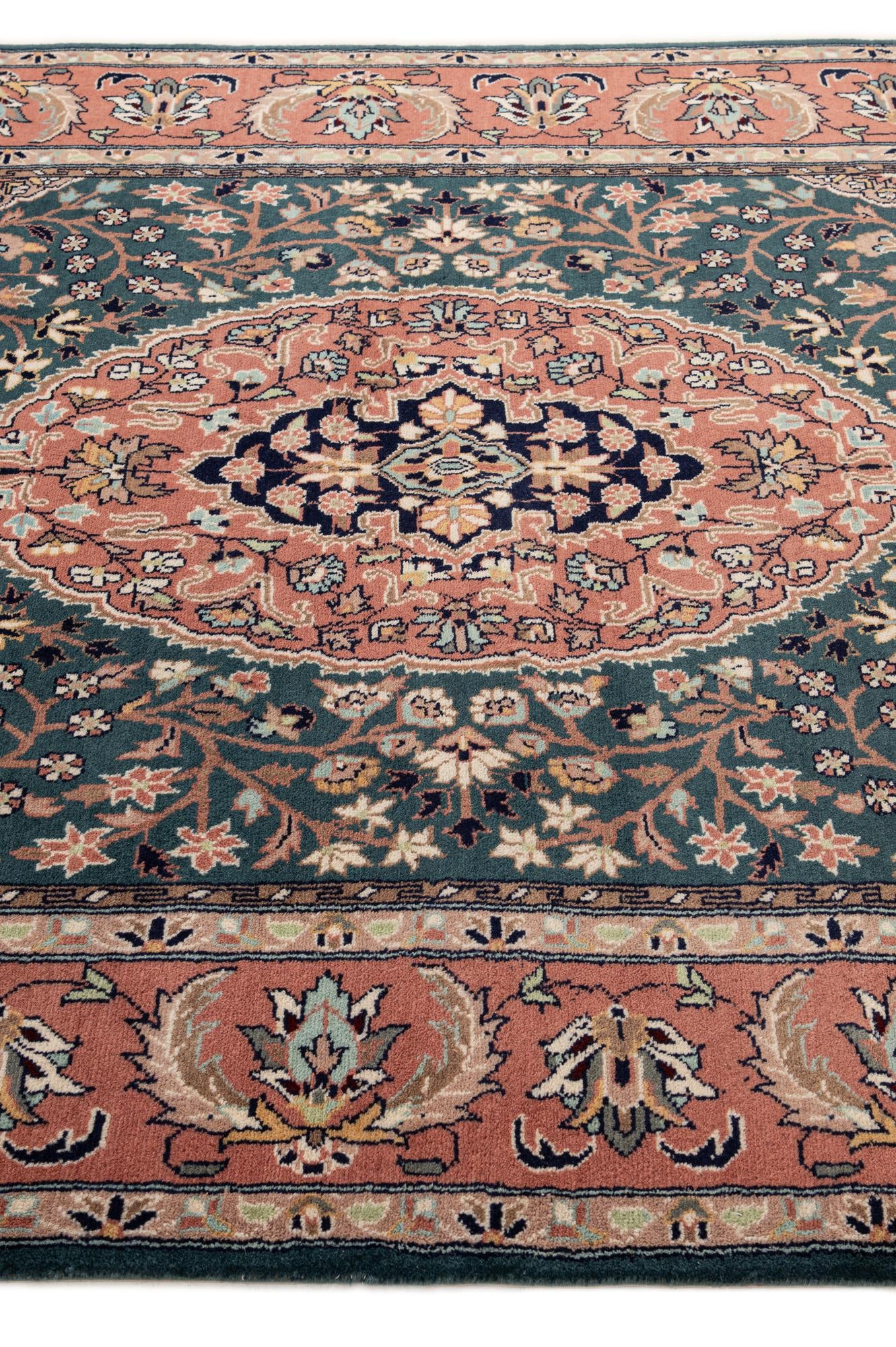 5' 3 x 8' 4 Hand Knotted Lahour Wool Rug