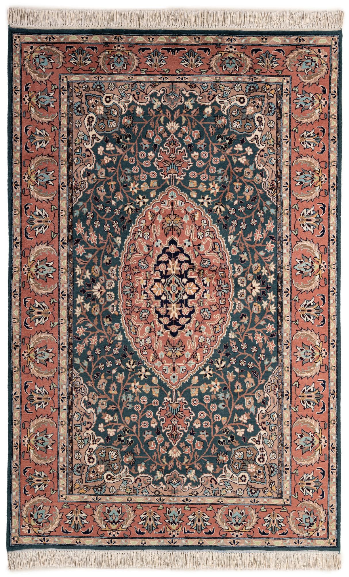 5' 3 x 8' 4 Hand Knotted Lahour Wool Rug