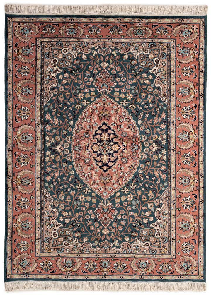 5' 3 x 8' 4 Hand Knotted Lahour Wool Rug