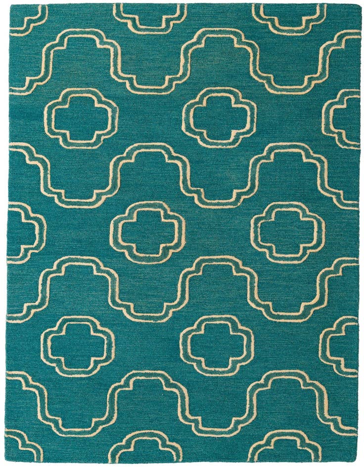 Detail image of 5' 1 x 8' Luna Wool Rug
