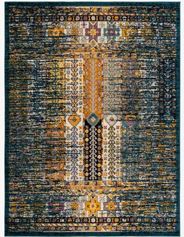 Teal Madeline Rug