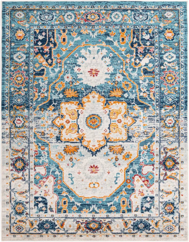 Detail image of 5' 3 x 8' Madeline Vintage Rug