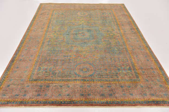 5' 8 x 7' 9 Hand Knotted Mamluk Ziegler Oriental Rug
