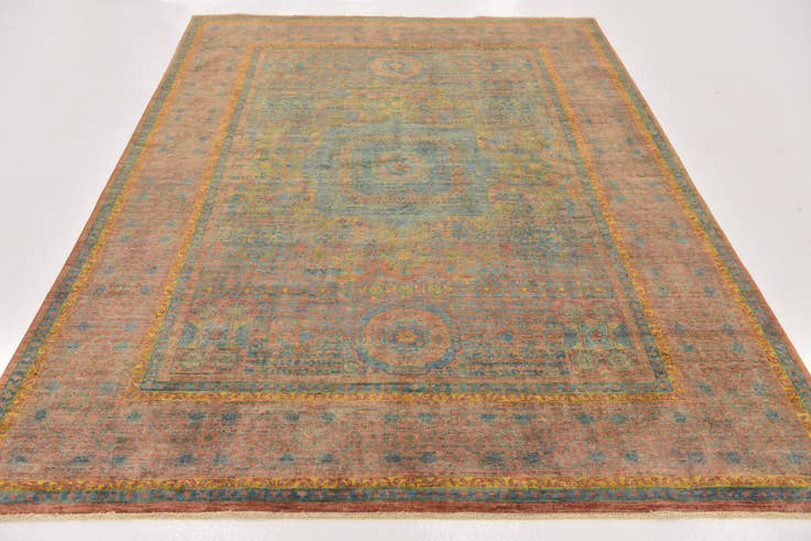 Detail image of 5' 8 x 7' 9 Hand Knotted Mamluk Ziegler Oriental Rug