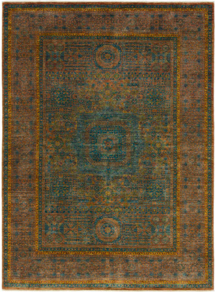5' 8 x 7' 9 Hand Knotted Mamluk Ziegler Oriental Rug