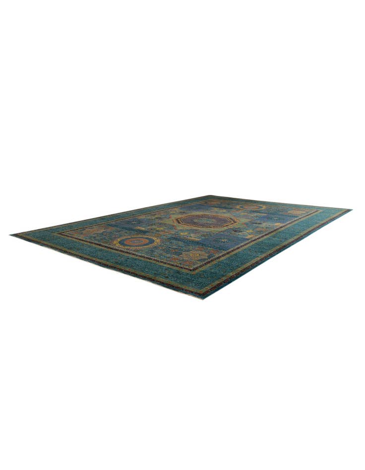 Detail image of 11' 11 x 17' 7 Hand Knotted Mamluk Ziegler Oriental Rug