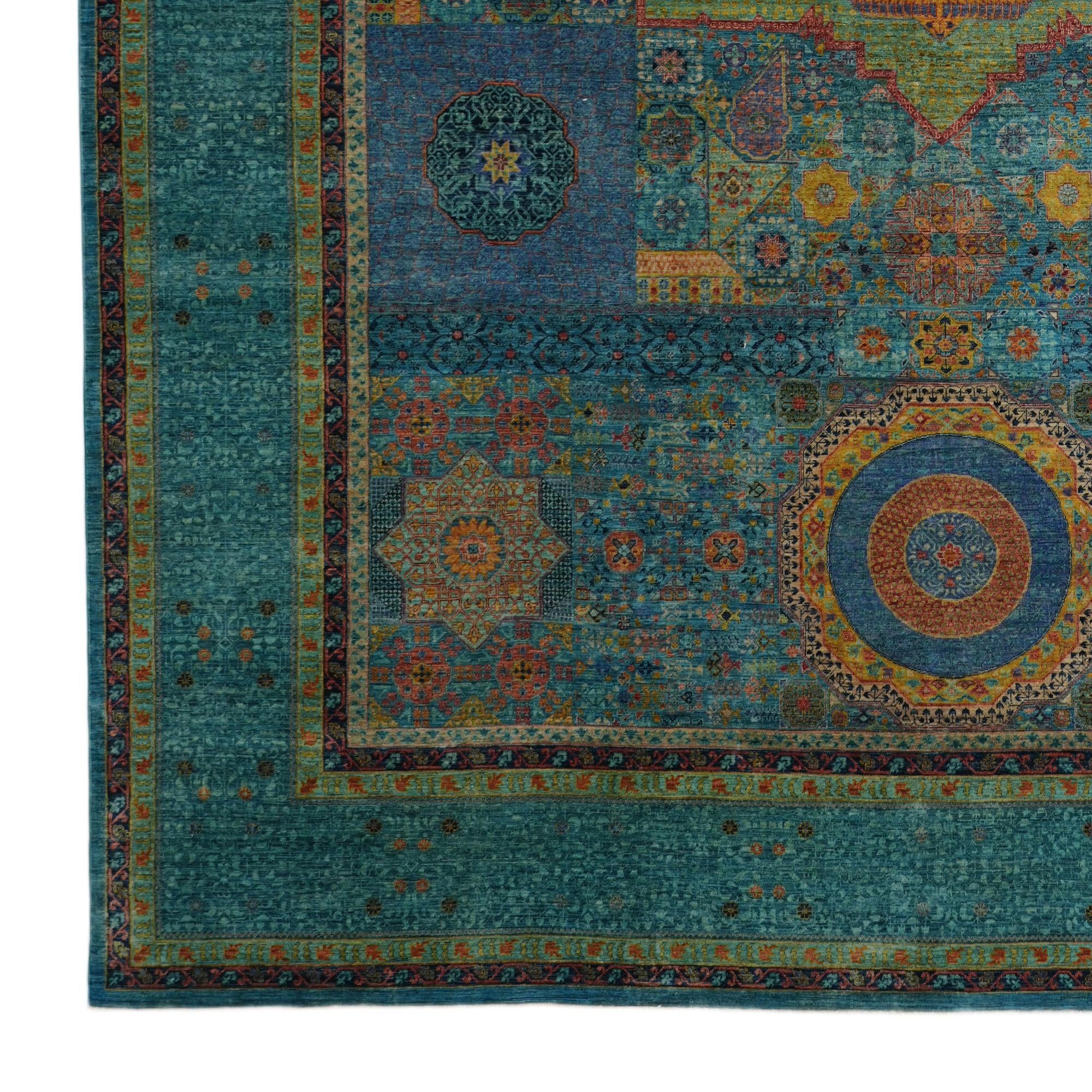 11' 11 x 17' 7 Hand Knotted Mamluk Ziegler Oriental Rug