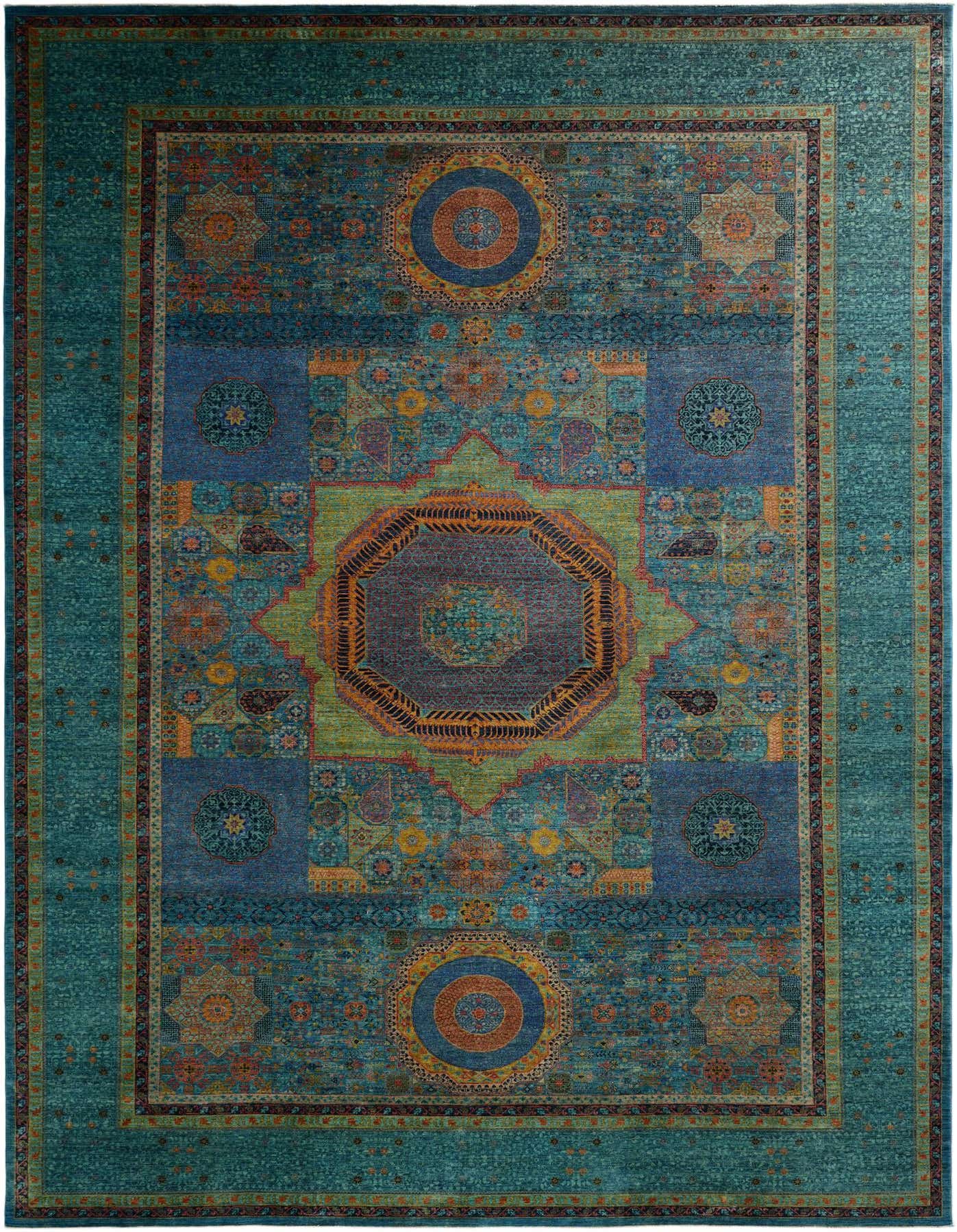 11' 11 x 17' 7 Hand Knotted Mamluk Ziegler Oriental Rug