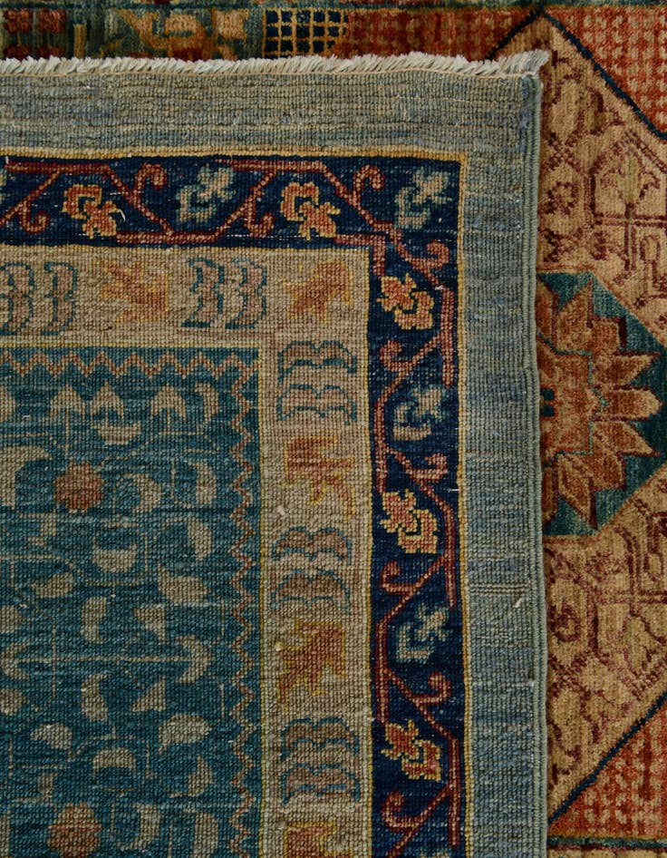 Detail image of 13' x 19' 4 Hand Knotted Mamluk Ziegler Oriental Rug