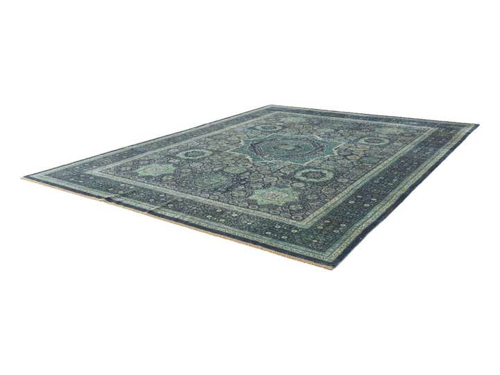 9' 1 x 11' 11 Hand Knotted Mamluk Ziegler Rug