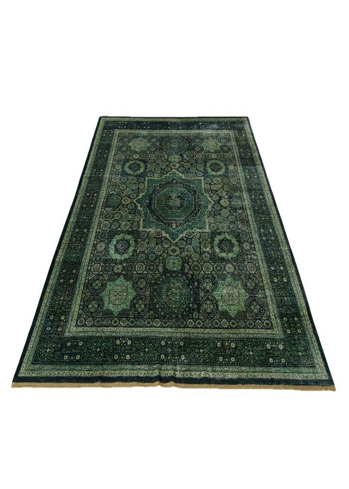 9' 1 x 11' 11 Hand Knotted Mamluk Ziegler Rug