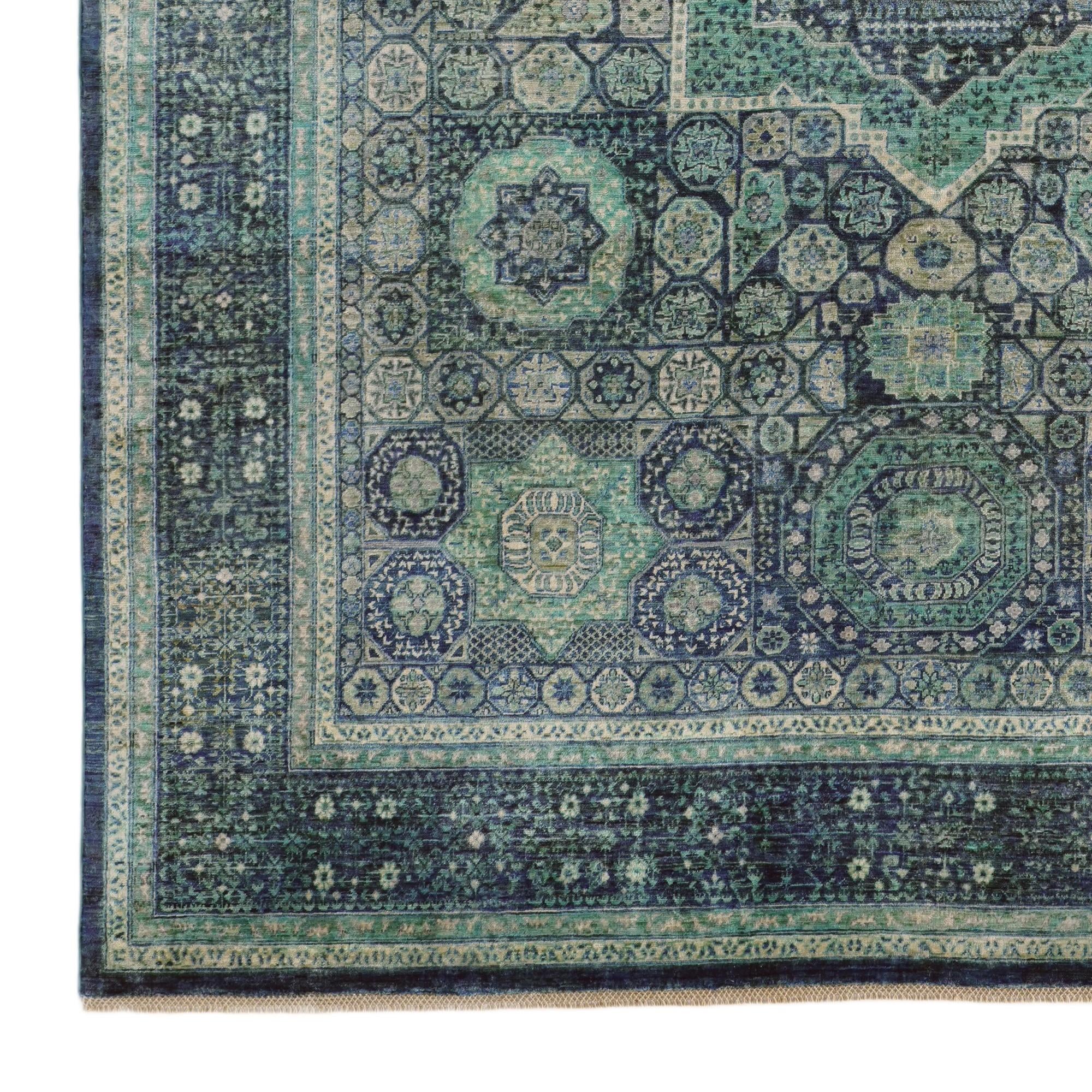 9' 1 x 11' 11 Hand Knotted Mamluk Ziegler Rug