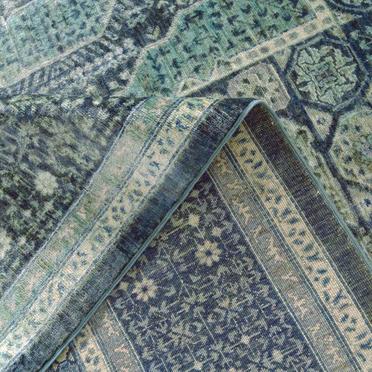 Detail image of 9' 1 x 11' 11 Hand Knotted Mamluk Ziegler Rug