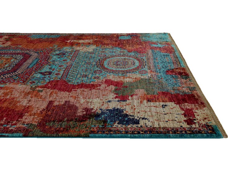 Detail image of 6' 11 x 10' Hand Knotted Mamluk Ziegler Rug