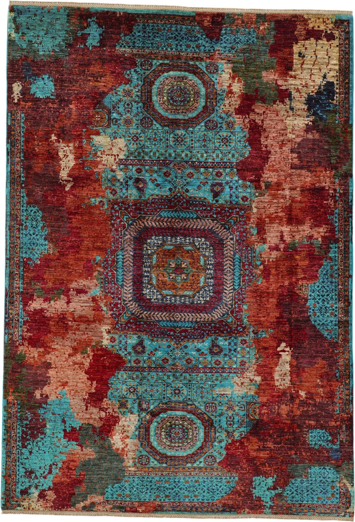 6' 11 x 10' Hand Knotted Mamluk Ziegler Rug