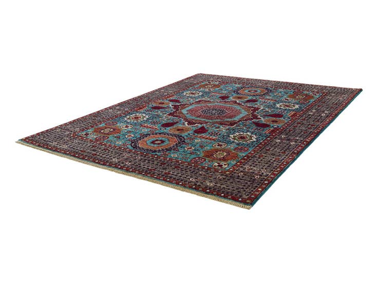 Detail image of 5' 3 x 6' 8 Hand Knotted Mamluk Ziegler Rug