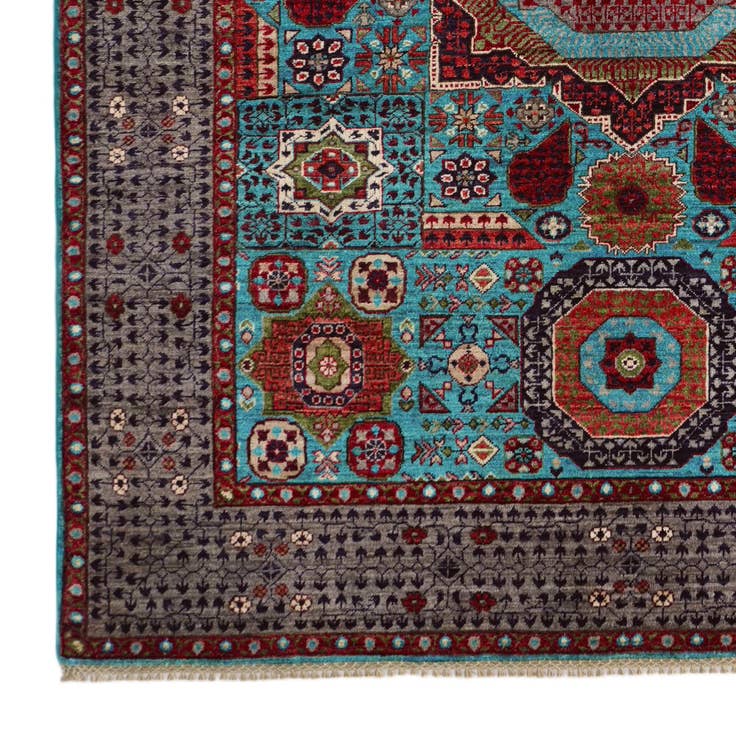 Detail image of 5' 3 x 6' 8 Hand Knotted Mamluk Ziegler Rug