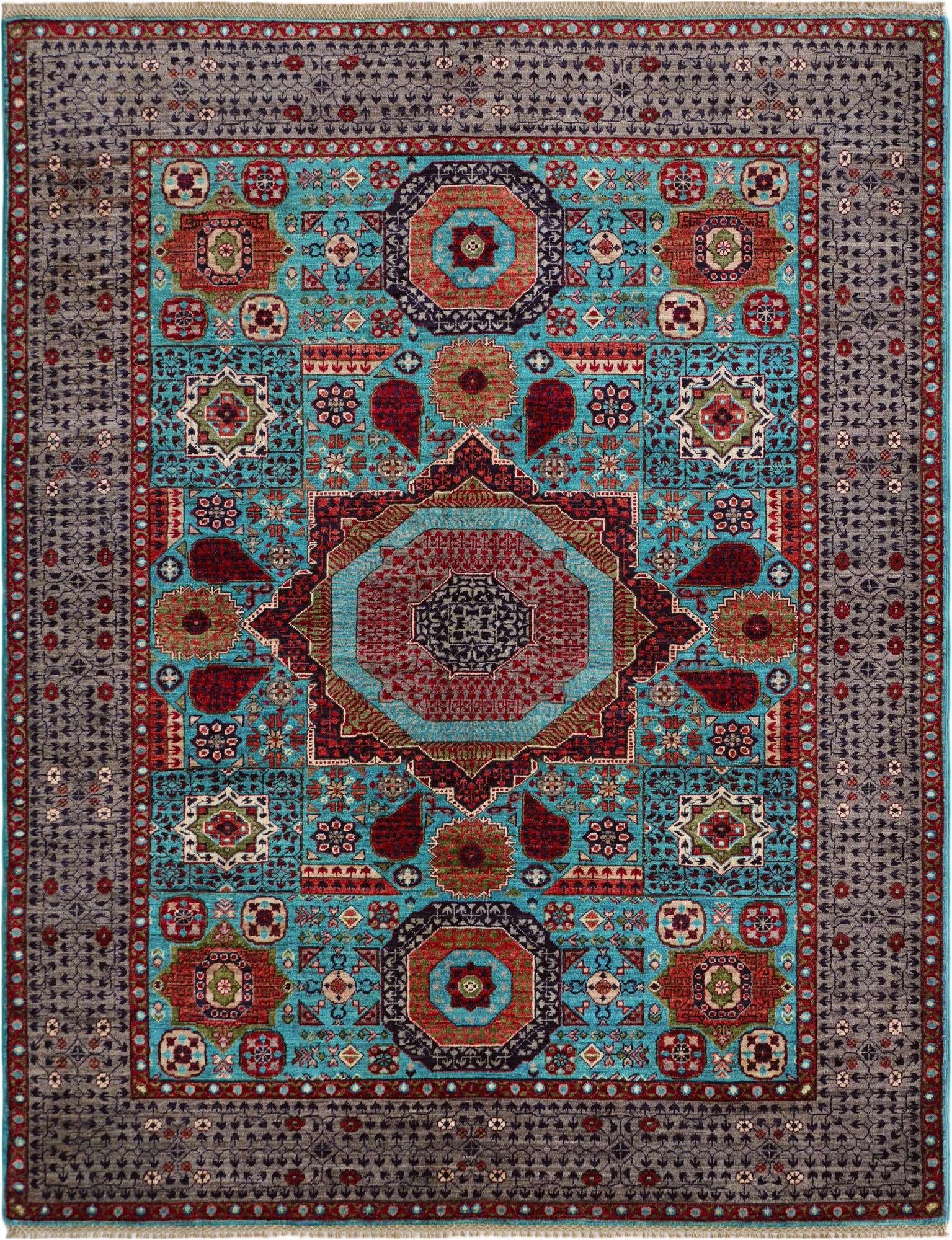 5' 3 x 6' 8 Hand Knotted Mamluk Ziegler Rug