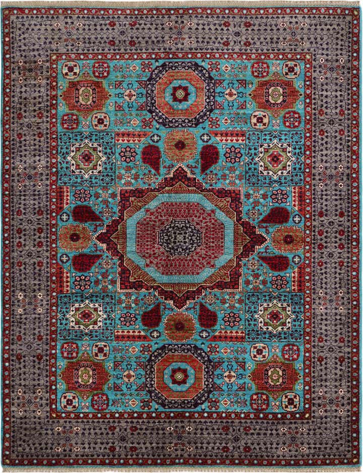 5' 3 x 6' 8 Hand Knotted Mamluk Ziegler Rug