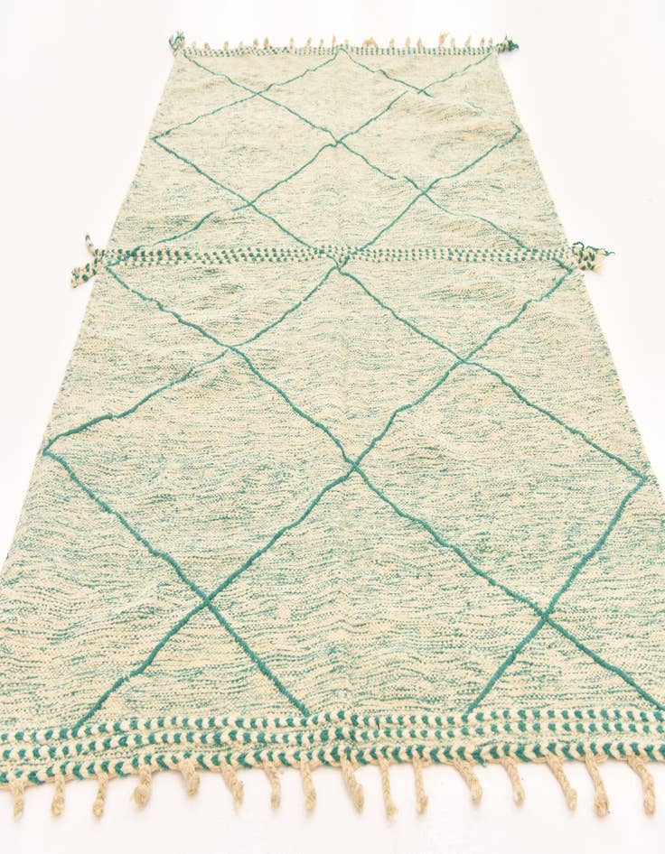 Detail image of 5' 9 x 8' 11  Hand Knotted Moroccan Wool Rug