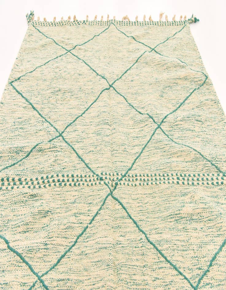 Detail image of 5' 9 x 8' 11  Hand Knotted Moroccan Wool Rug