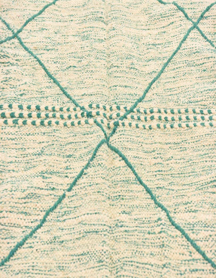 Detail image of 5' 9 x 8' 11  Hand Knotted Moroccan Wool Rug