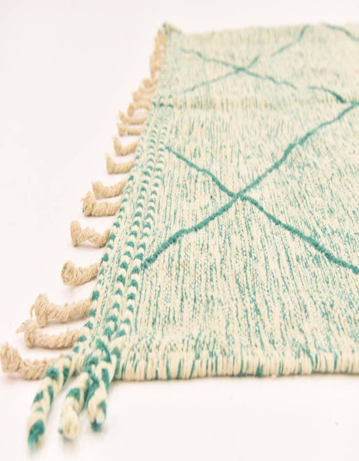 Detail image of 5' 9 x 8' 11  Hand Knotted Moroccan Wool Rug