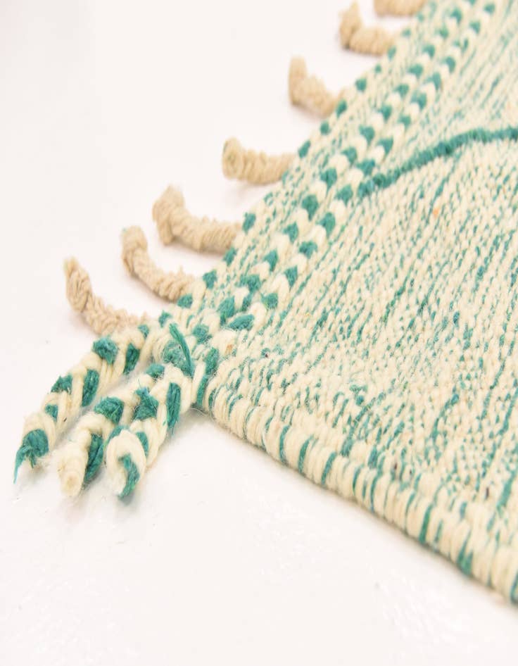 Detail image of 5' 9 x 8' 11  Hand Knotted Moroccan Wool Rug