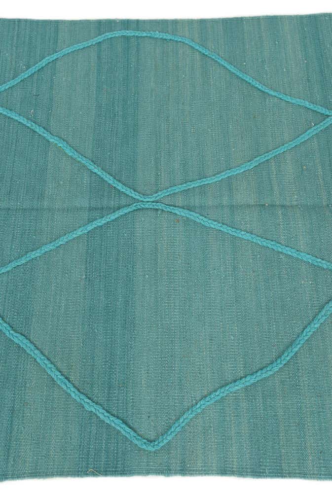 3' 4 x 5' Hand Knotted Moroccan Wool Rug