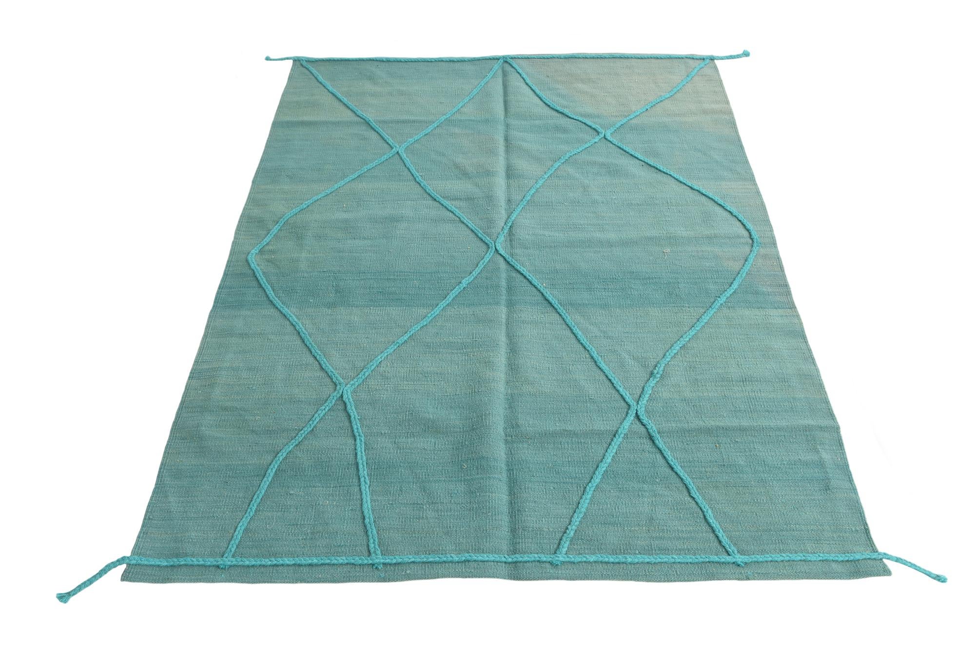 130cm x 180cm anudado a mano marroquí Alfombra Lana