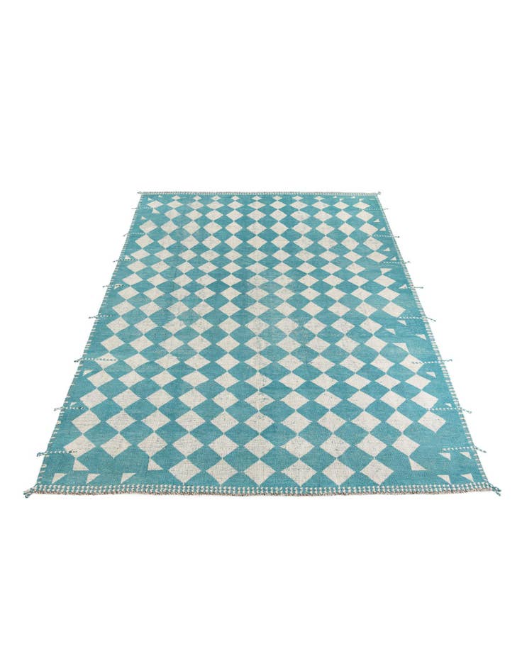 Detail image of 9' 1 x 12' 3 Hand Knotted Moroccan Wool Rug