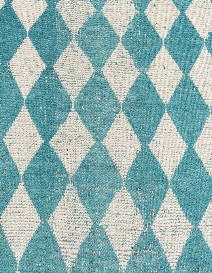 Detail image of 9' 1 x 12' 3  Hand Knotted Moroccan Wool Rug