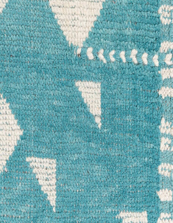 Detail image of 9' 1 x 12' 3  Hand Knotted Moroccan Wool Rug