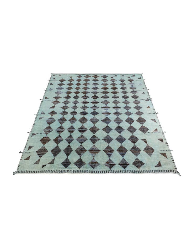 Detail image of 8' 3 x 10'  Hand Knotted Moroccan Wool Rug