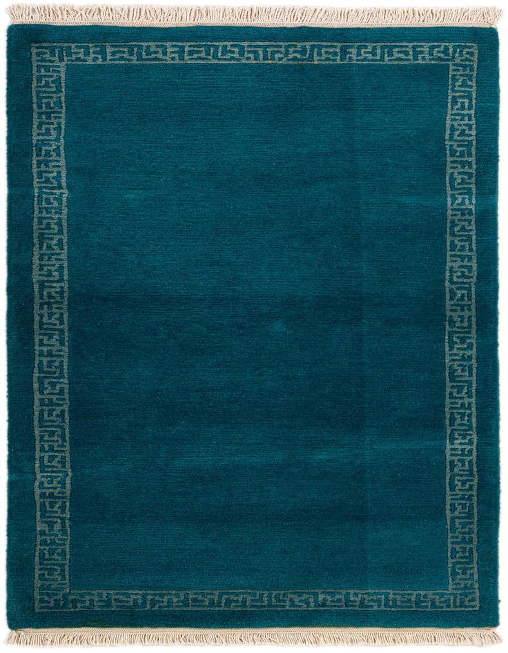 Detail image of 2' 7 x 4' 7 Hand Knotted Nepal Wool Rug