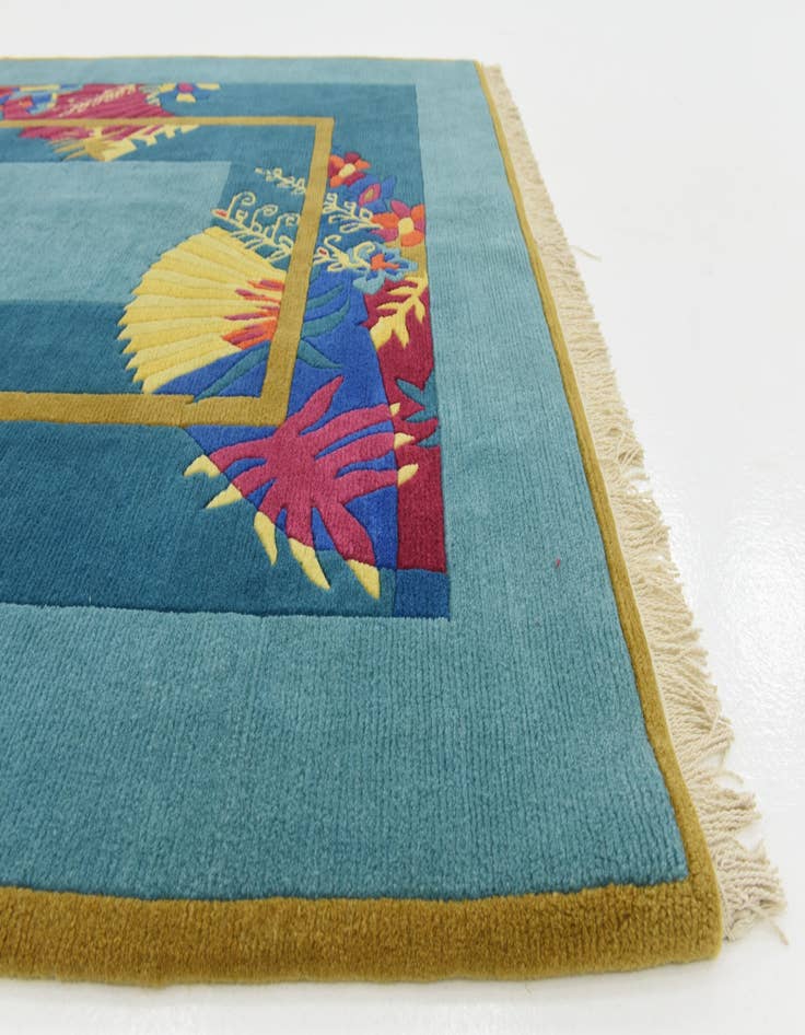 Detail image of 5' 6 x 7' 6 Hand Knotted Nepal Wool Rug