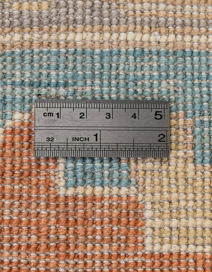 Detail image of 7' 10 x 10'  Hand Knotted Oushak Wool Rug