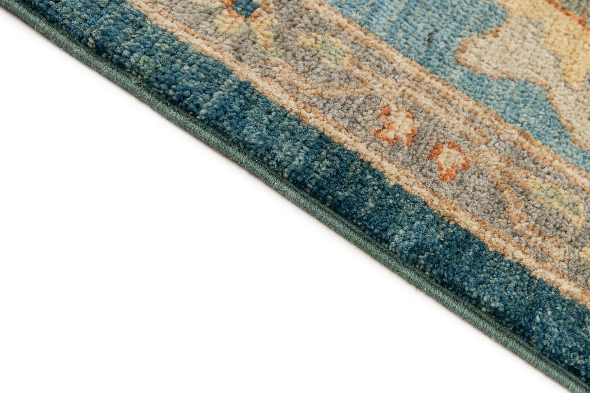 7' 10 x 10' Hand Knotted Oushak Wool Rug