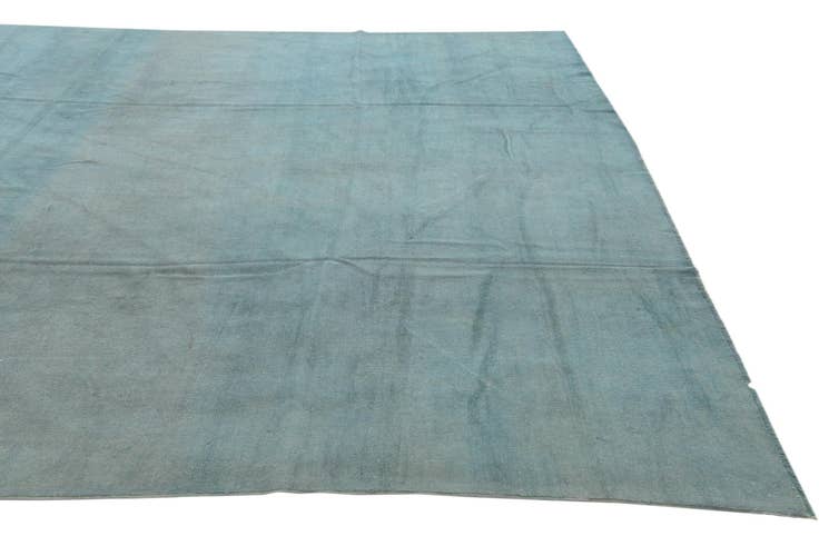 Detail image of 9' 6 x 12' 10 Hand Knotted Oushak Wool Rug